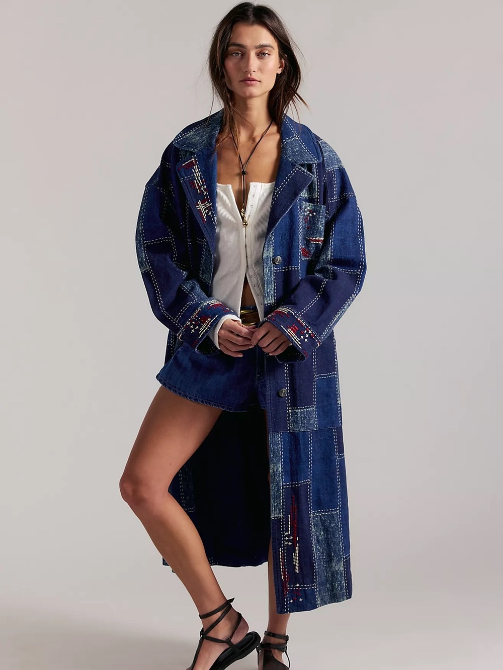Like New Free People We The Free Open Studio Duster Size XS/S
